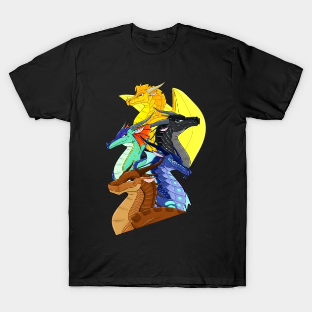 Dragonets of Destiny T-Shirt by giratina13